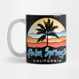 Palm Springs California Sunset Vacation Holiday Mug